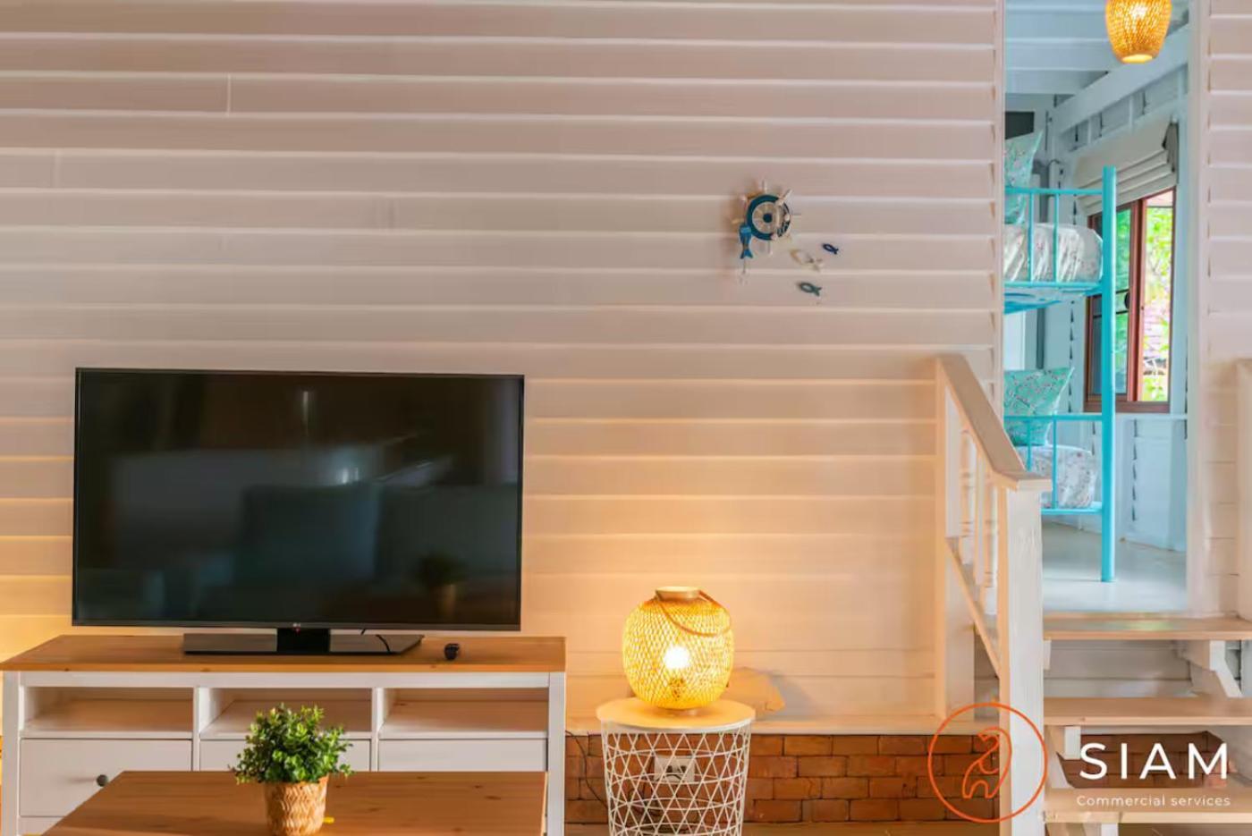 The Wooden Beach House 3Br - Sunset Beach Garden Taling Ngam  Luaran gambar