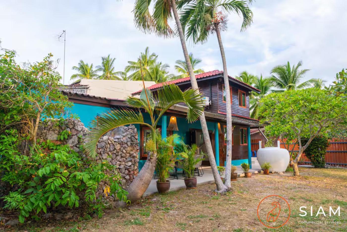 The Wooden Beach House 3Br - Sunset Beach Garden Taling Ngam  Luaran gambar