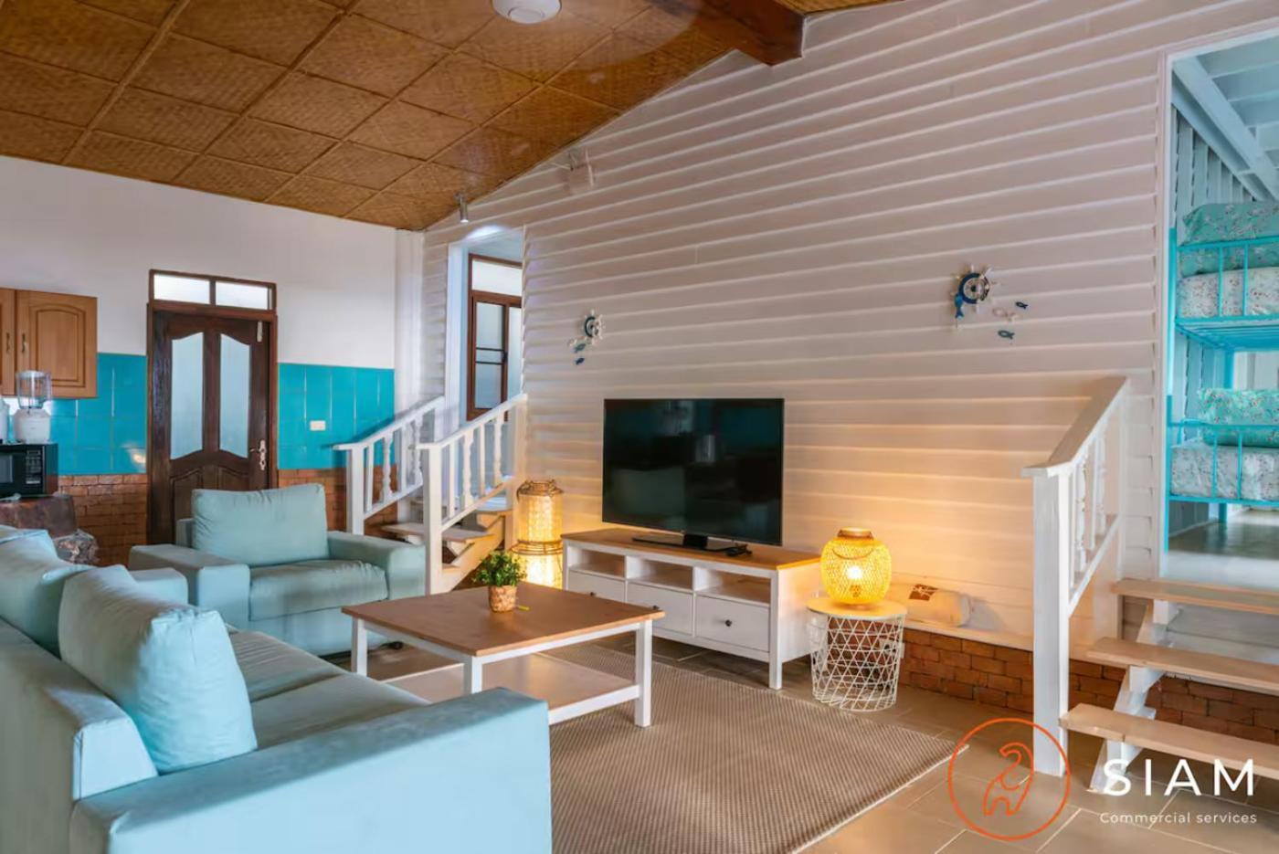 The Wooden Beach House 3Br - Sunset Beach Garden Taling Ngam  Luaran gambar